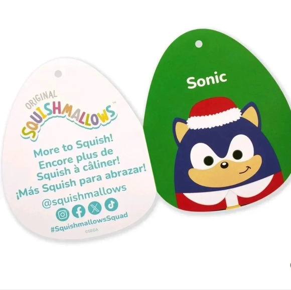 Sonic the Hedgehog Santa Plush - Picture 7 of 7
